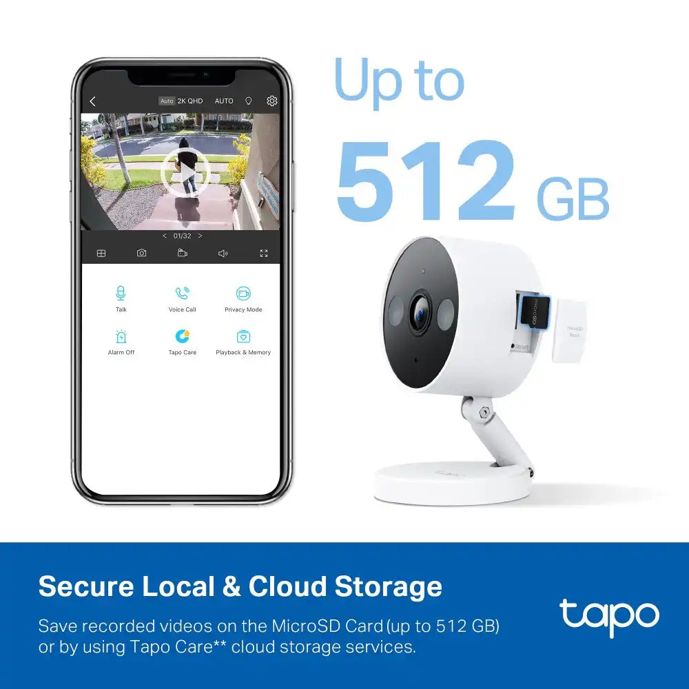 Tapo C120 – كاميرا المراقبة الذكية