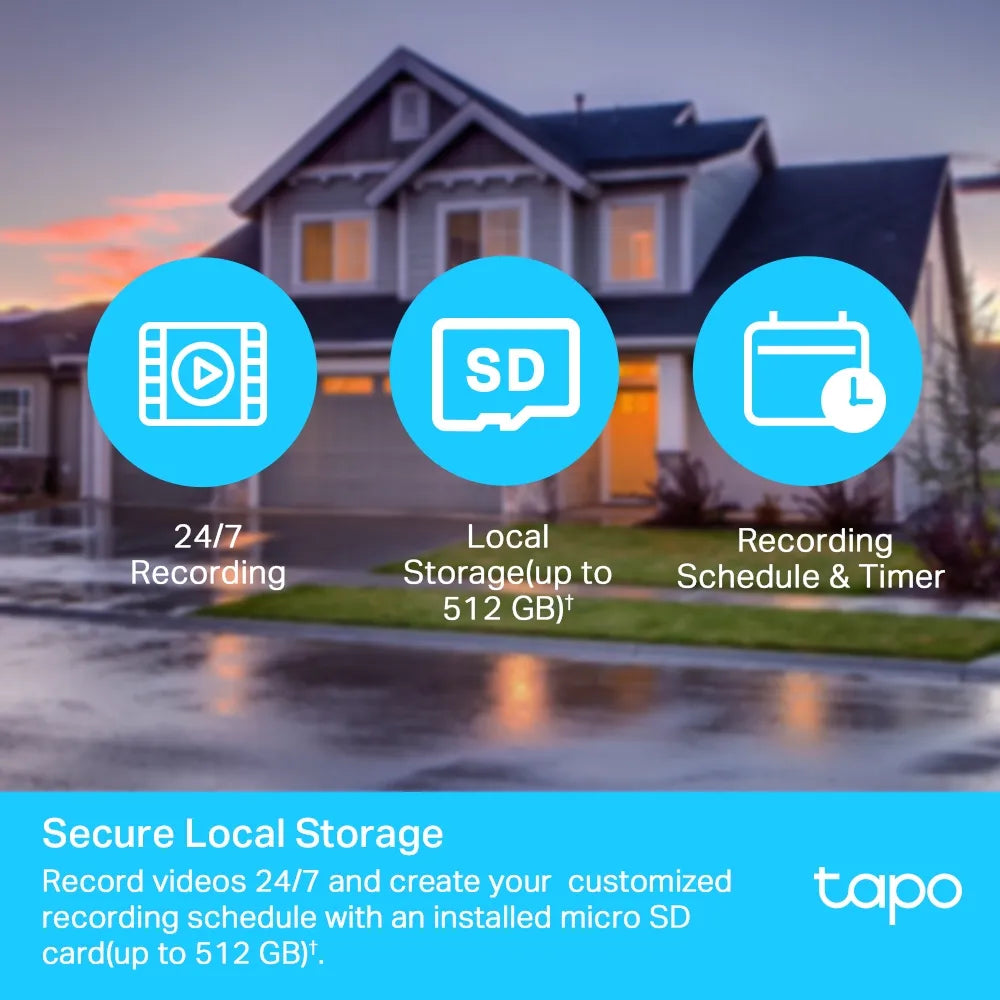 Tapo C500 – كاميرا مراقبة ذكية متحركة