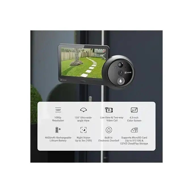 EZVIZ HP4 - جرس باب لاسلكي بفيديو