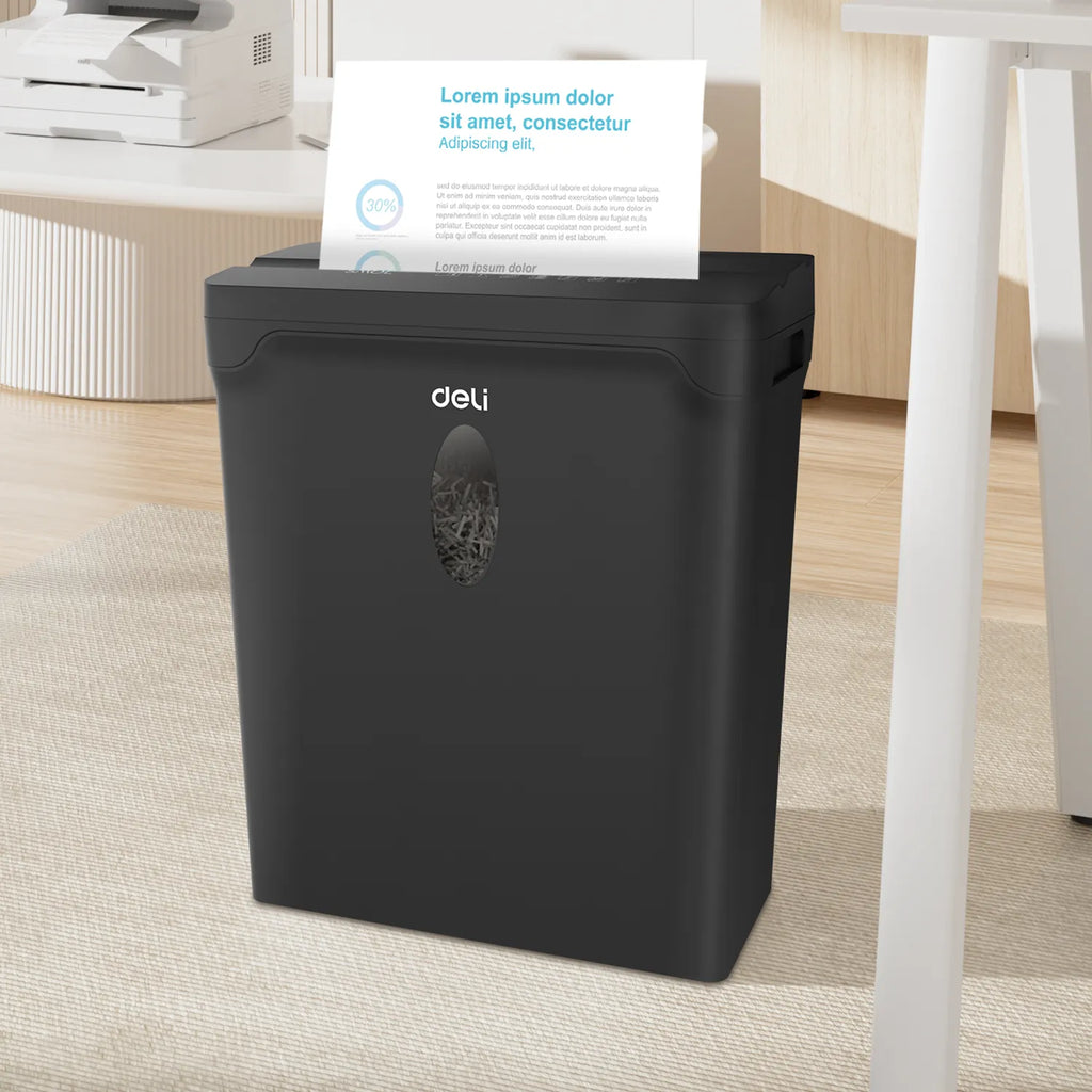 Deli T021 P4 Small Paper Shredder | ماكينات فرم ورق - صورة 2