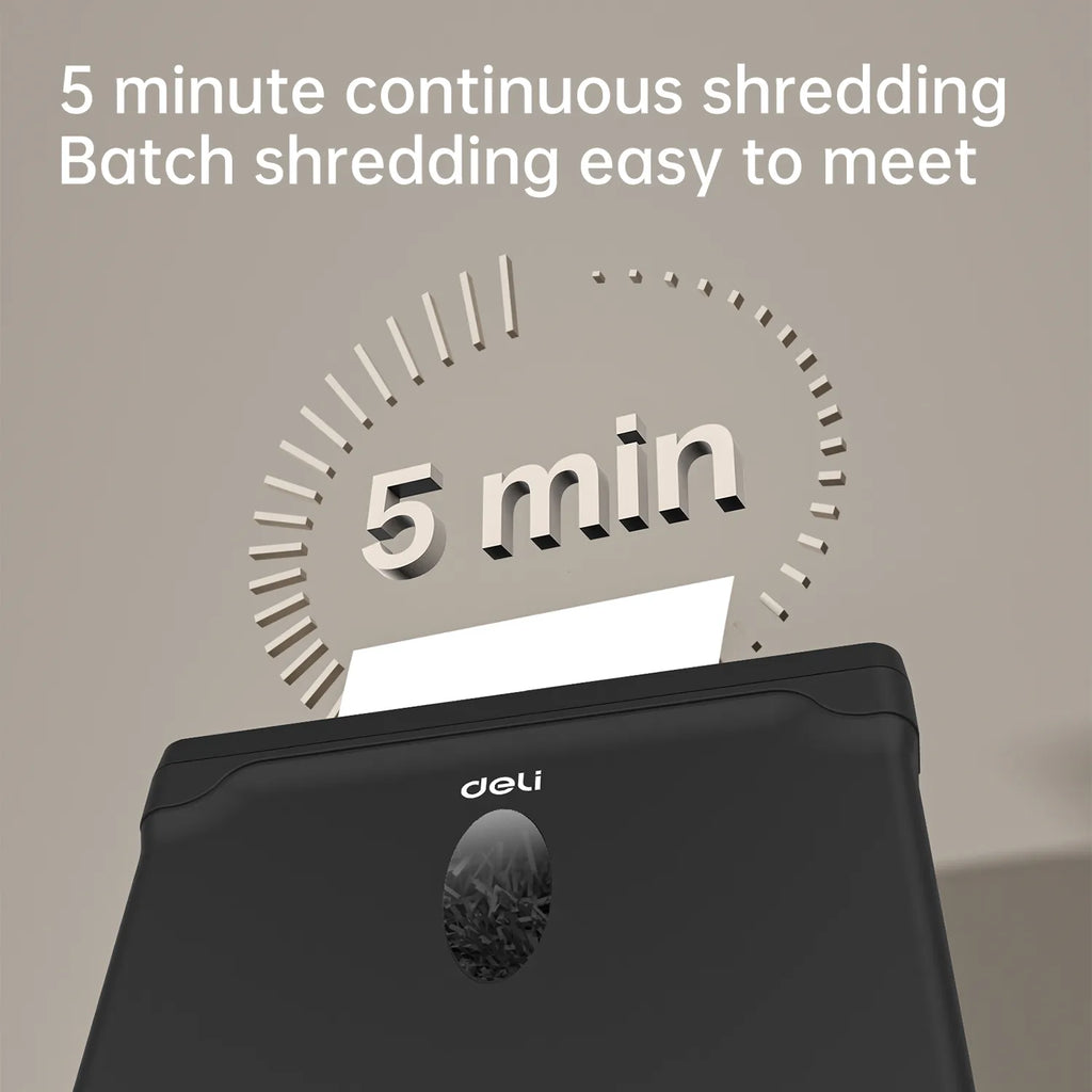 Deli T021 P4 Small Paper Shredder | ماكينات فرم ورق - صورة 5