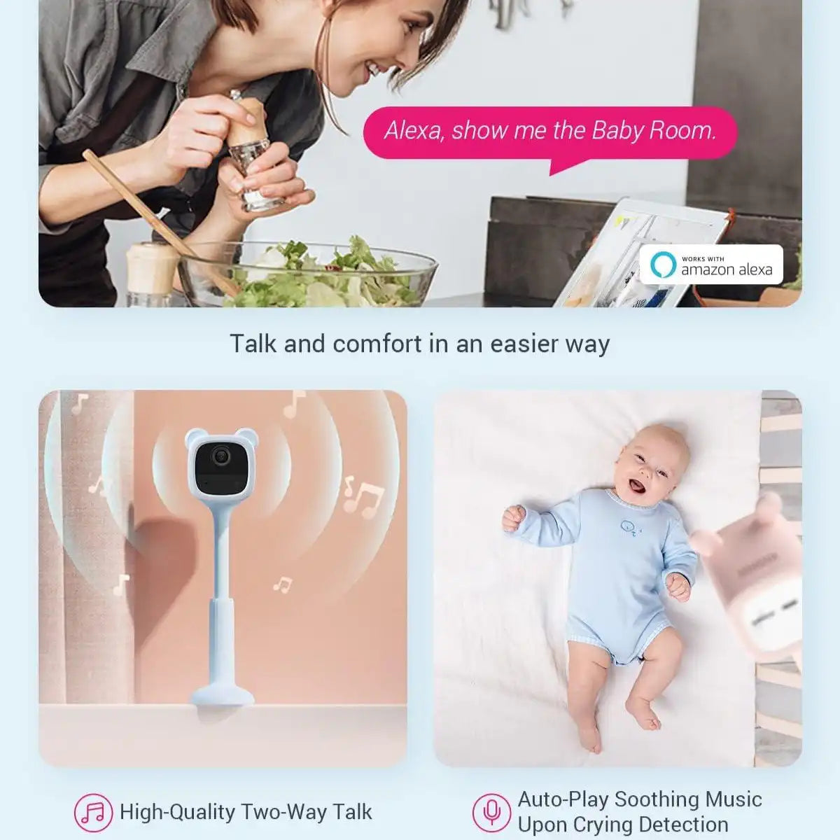 EZVIZ BM1 - كاميرا مراقبة الأطفال