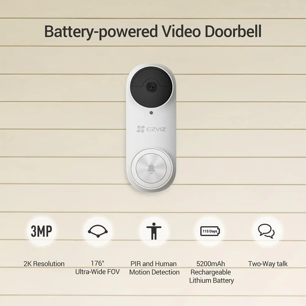 EZVIZ DB2C - جرس الباب الذكي