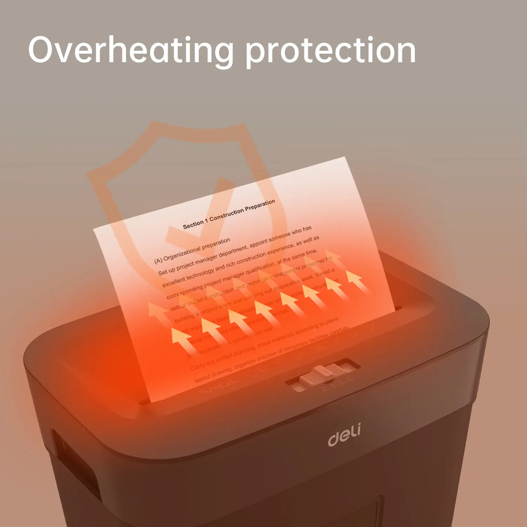 Deli ET024 P4 Small Paper Shredder