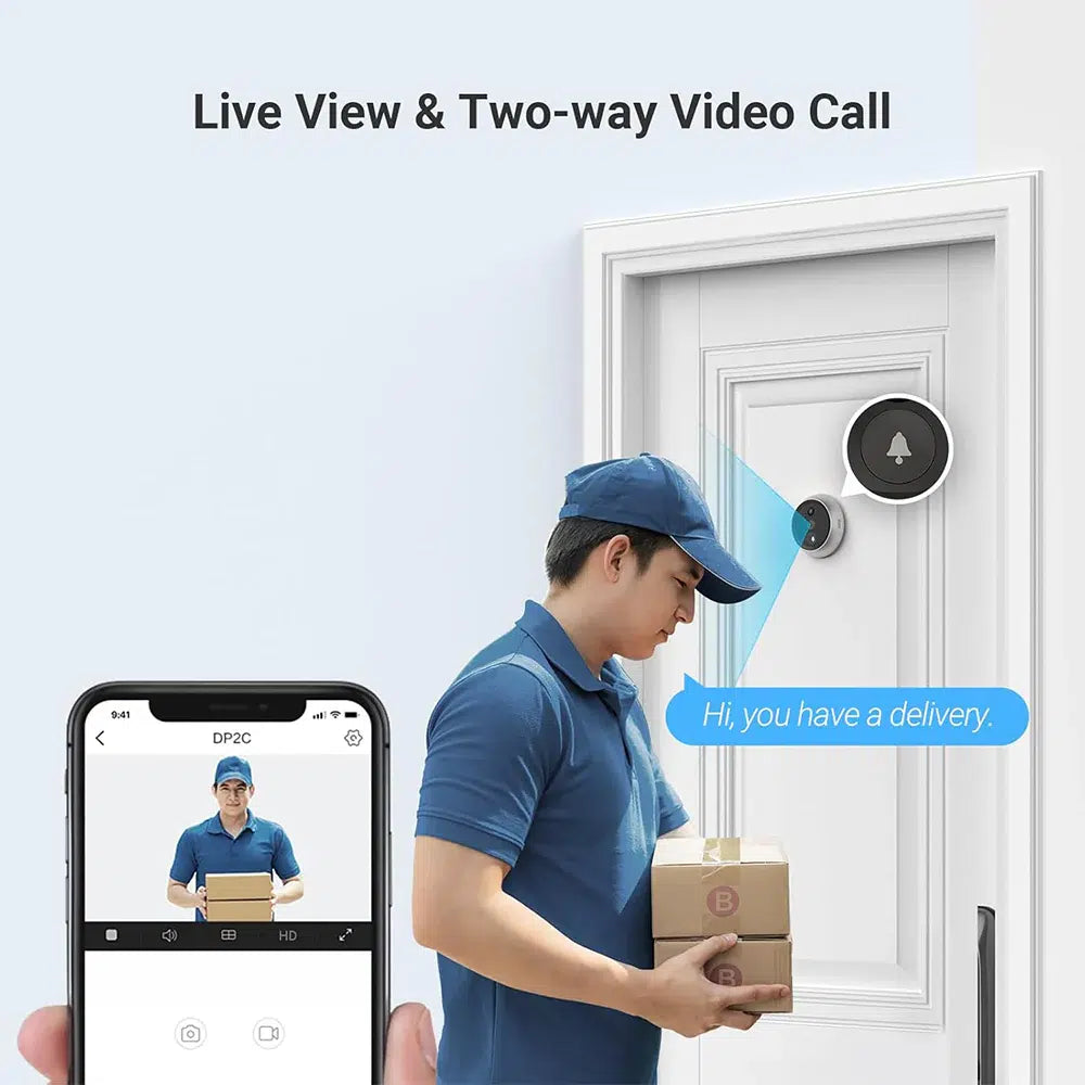 EZVIZ DP2C - عين الباب السحرية الذكية
