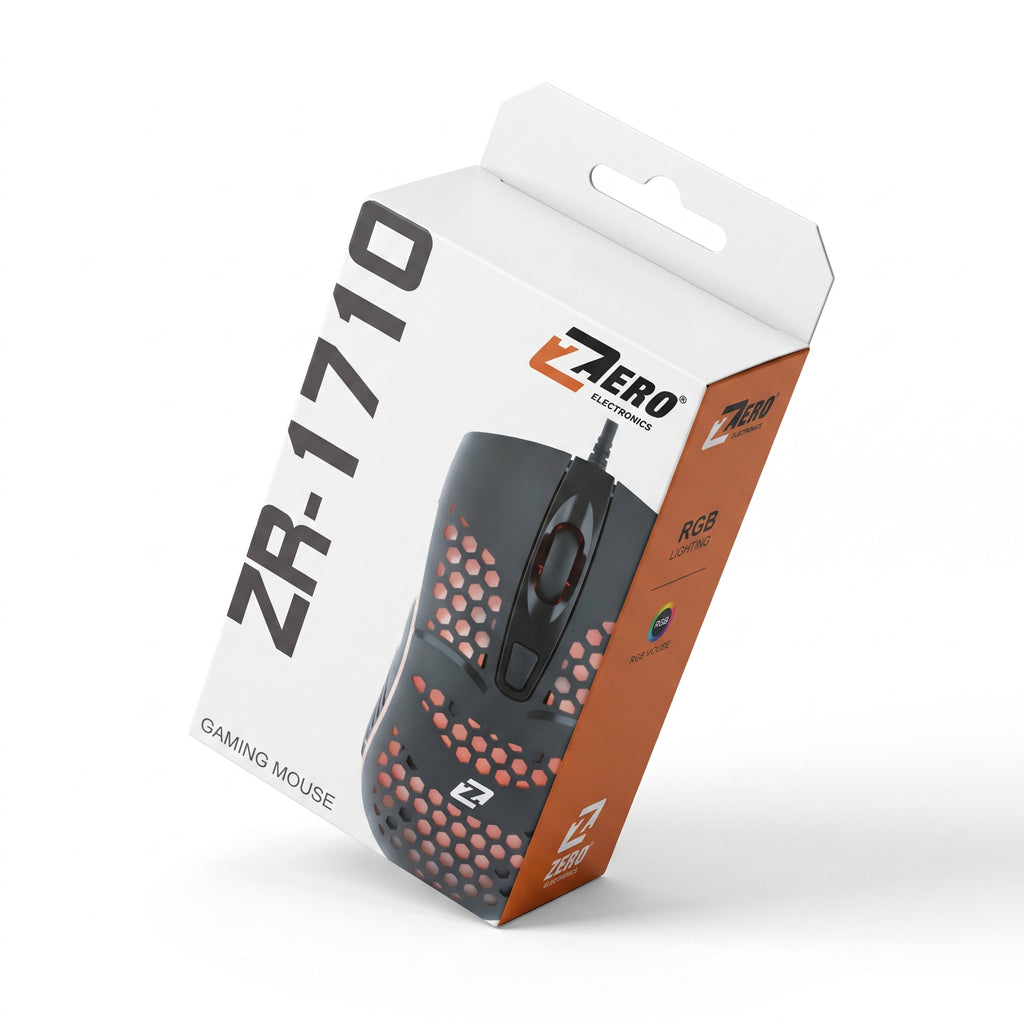 Mouse USB Gaming ZR1710 - ZERO