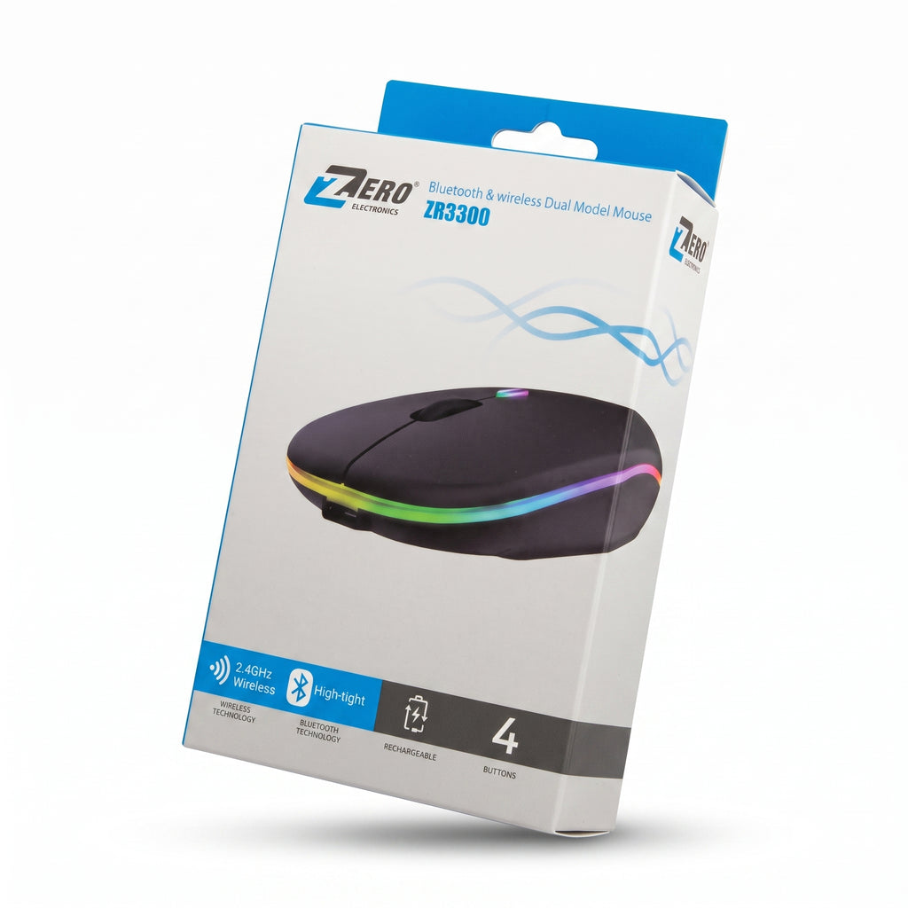 Wireless Mouse (BT) ZR3300 Recharge - ZERO