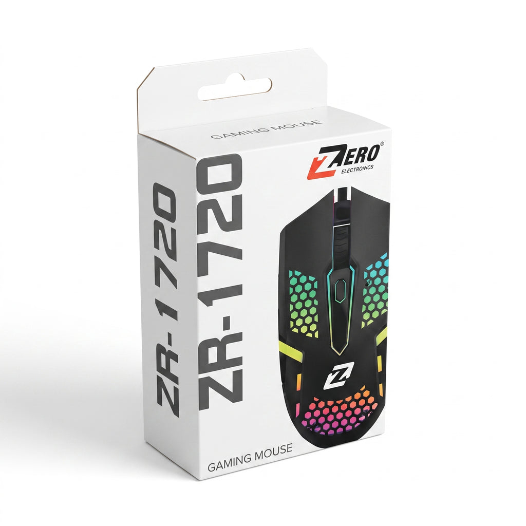 Mouse USB Gaming ZR1720 - ZERO