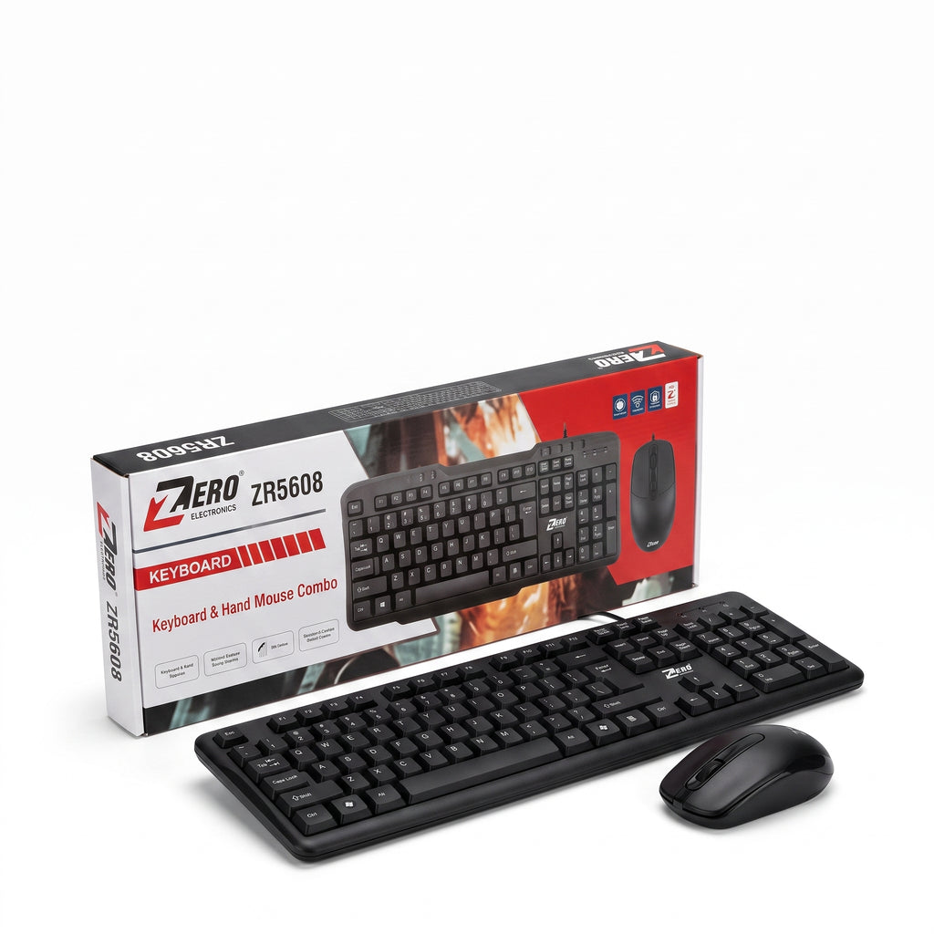 Keyboard + Mouse Wireless 5608 - Zero