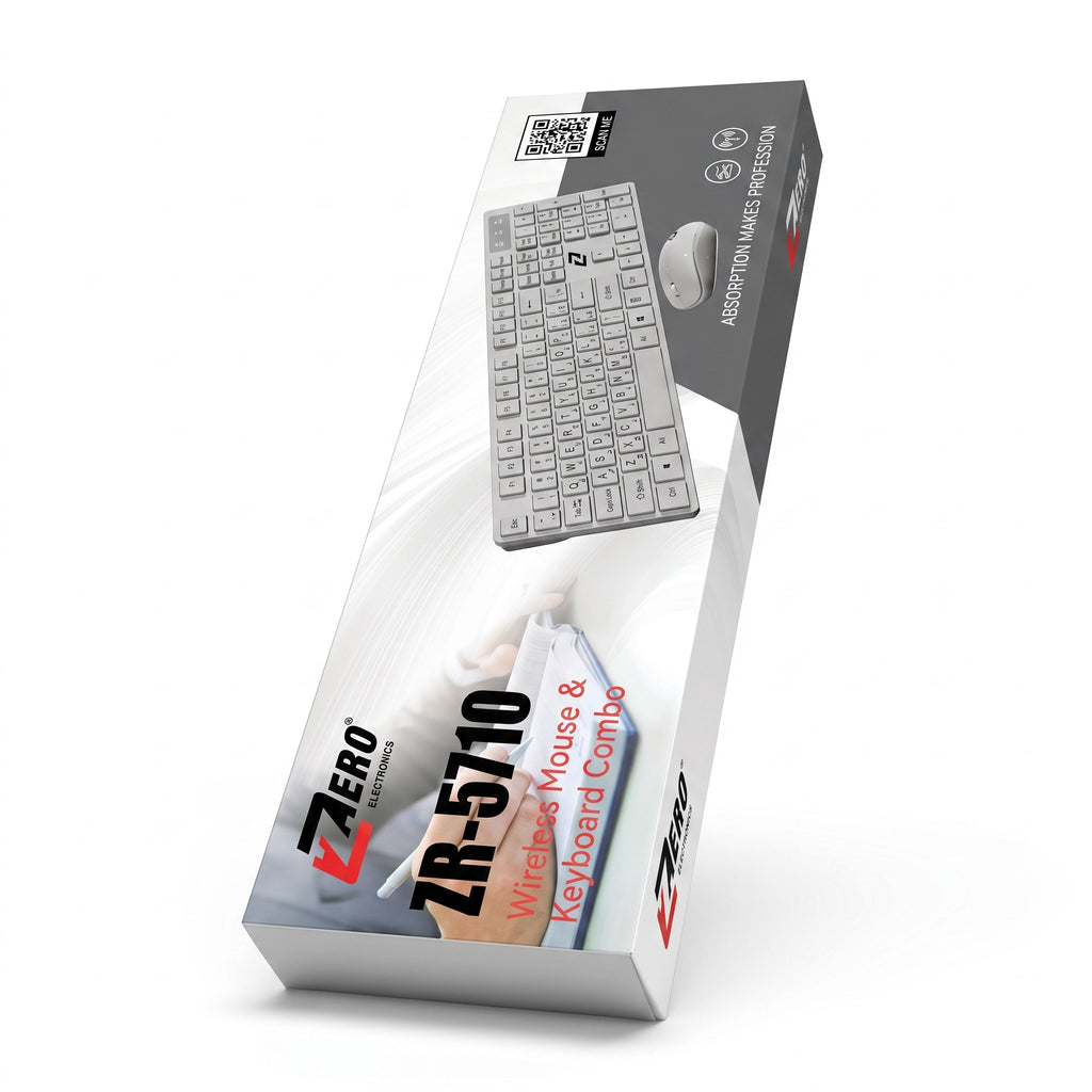 Wireless Keyboard + Mouse ZR5710 - Zero