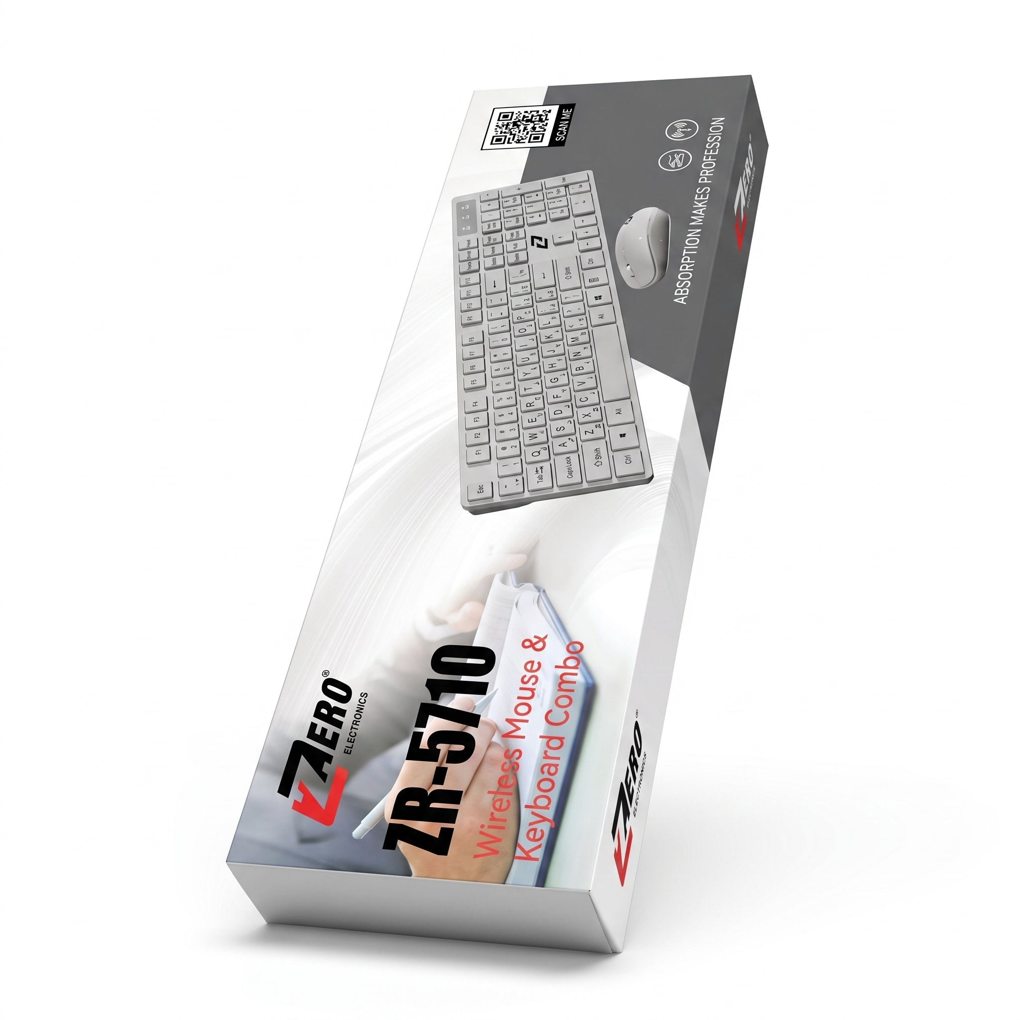 Wireless Keyboard + Mouse ZR5710 - Zero