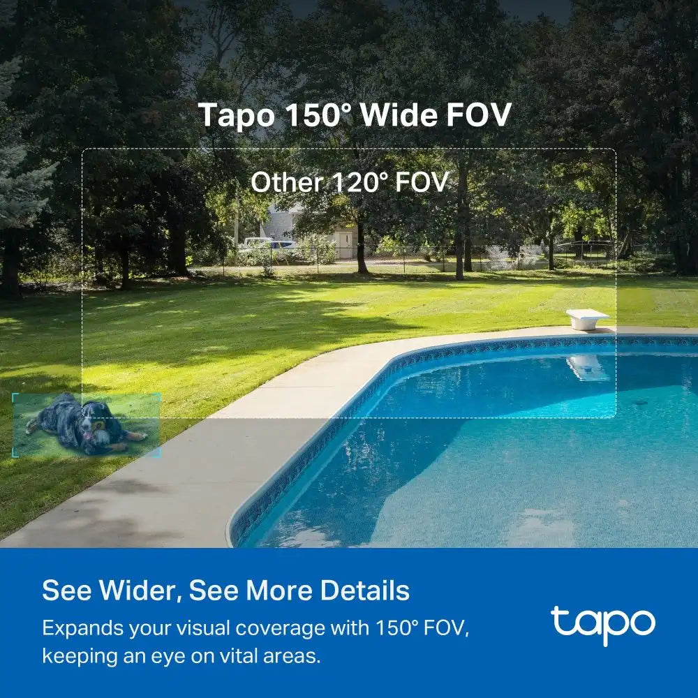 Tapo C425KIT – (طقم كاميرا مراقبة ذكية + لوح طاقة شمسية)