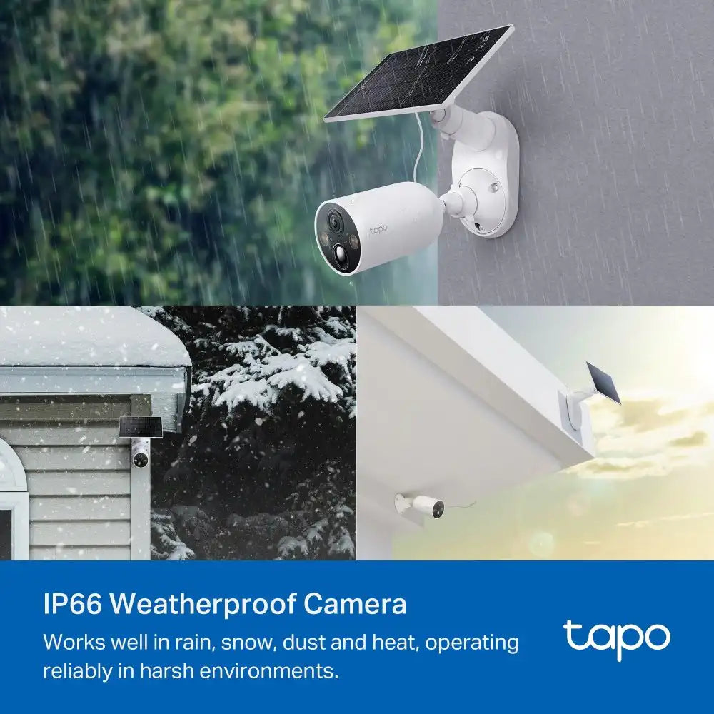 Tapo C425KIT – (طقم كاميرا مراقبة ذكية + لوح طاقة شمسية)