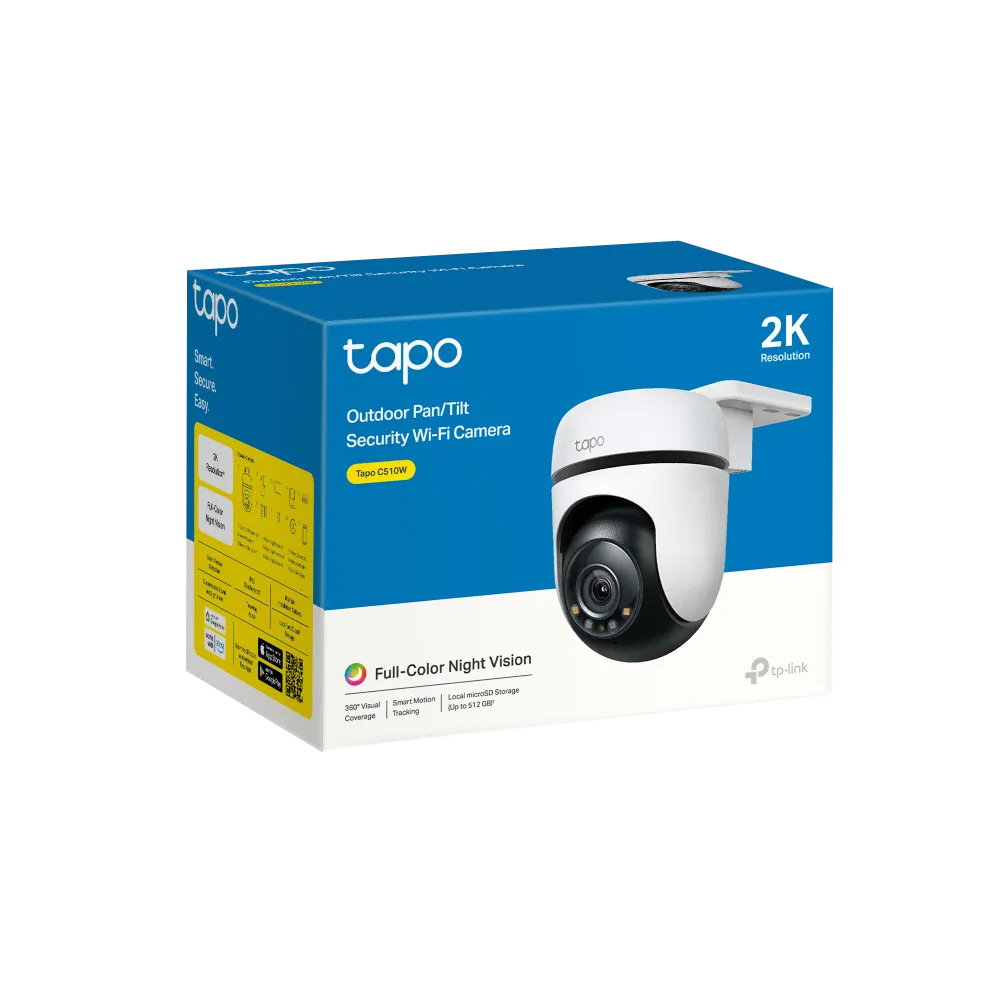 Tapo C510W – كاميرا مراقبة خارجية متحركة 2K