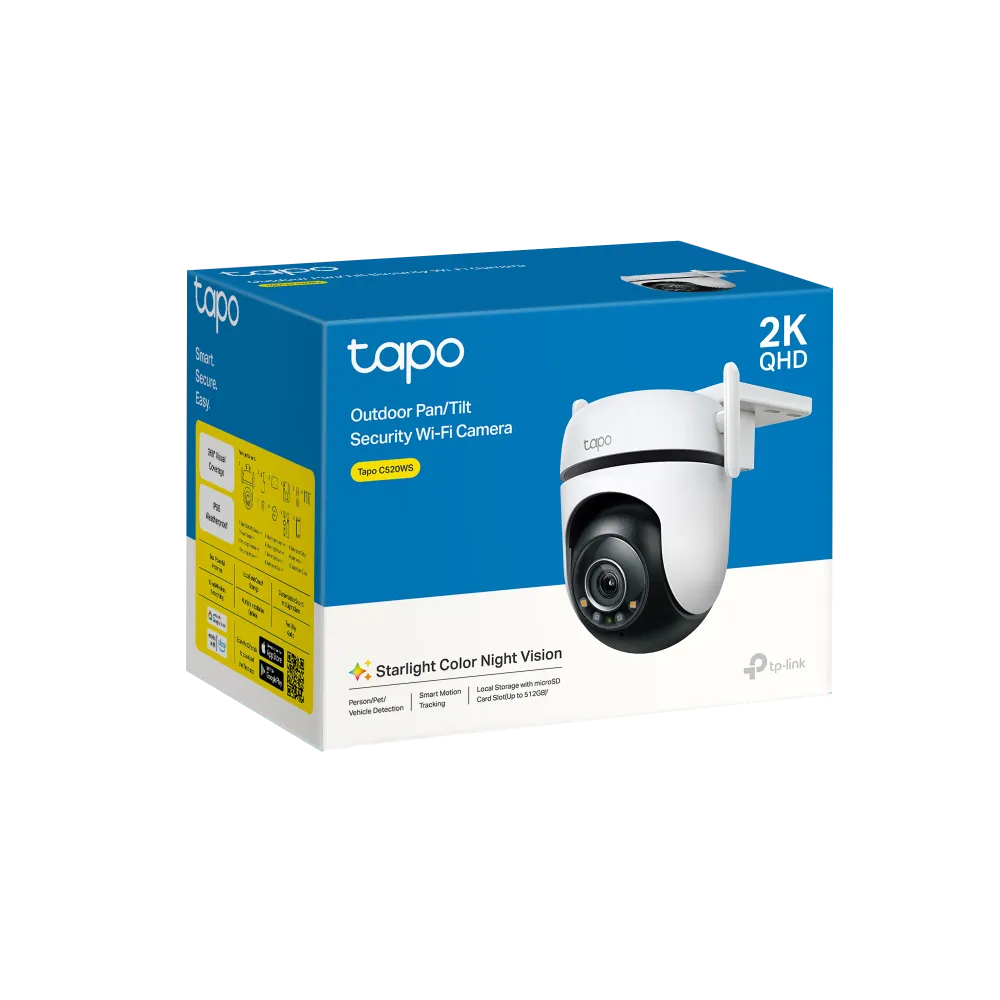 Tapo C520WS – كاميرا مراقبة خارجية متحركة 2K