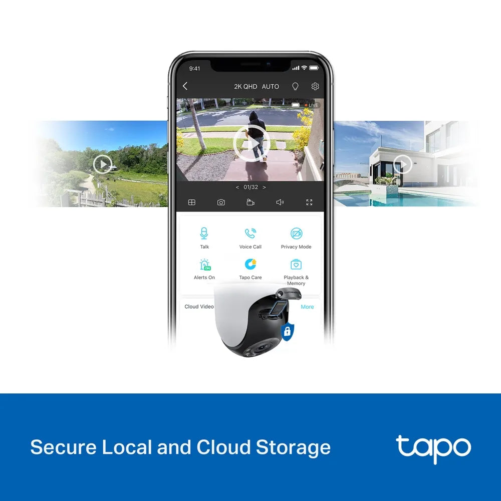 Tapo C520WS – كاميرا مراقبة خارجية متحركة 2K