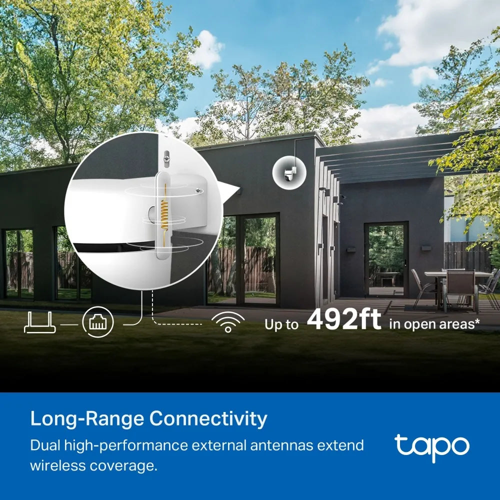Tapo C530WS – كاميرا مراقبة خارجية متحركة 3K