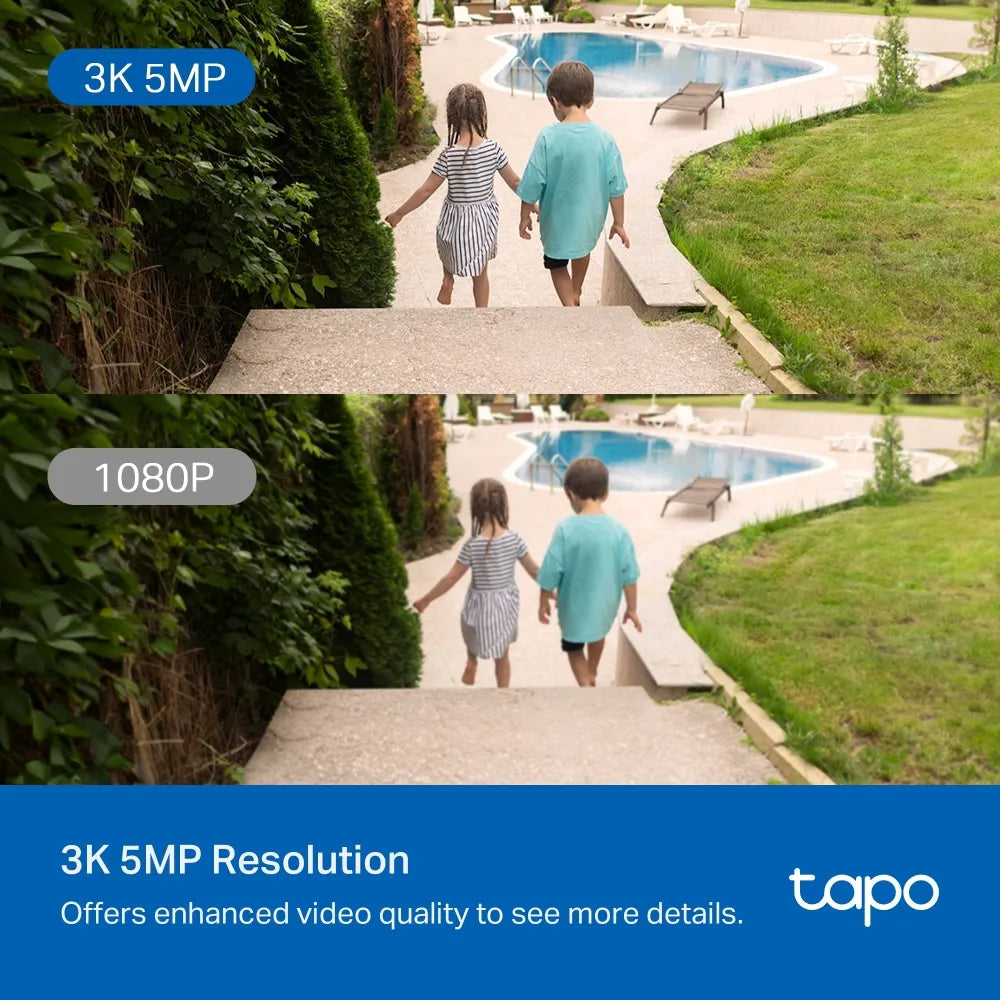 Tapo C530WS – كاميرا مراقبة خارجية متحركة 3K