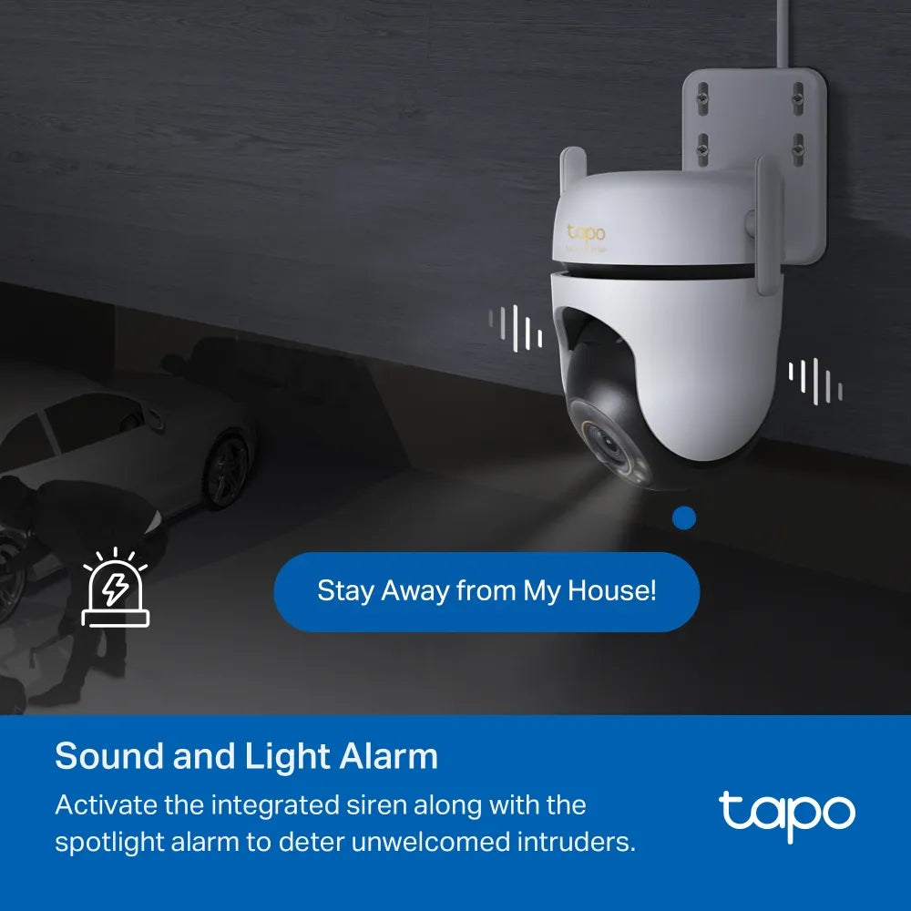 Tapo C530WS – كاميرا مراقبة خارجية متحركة 3K