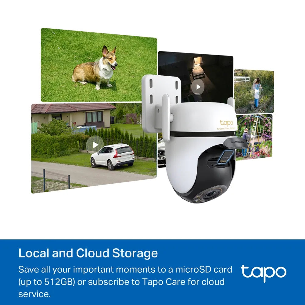 Tapo C530WS – كاميرا مراقبة خارجية متحركة 3K