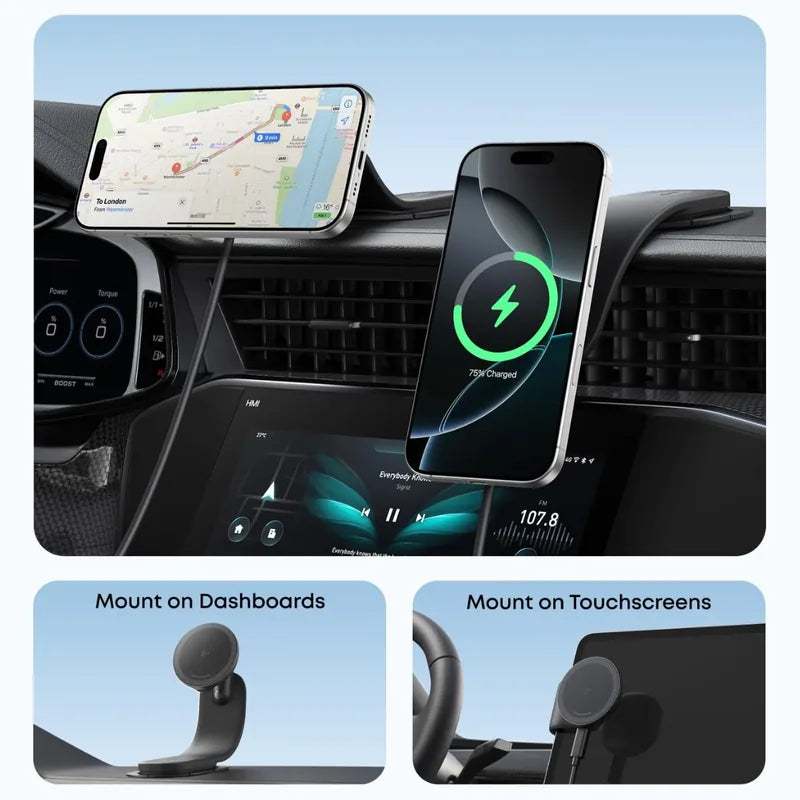 Anker Nano Wireless Car Charger Stand - A2216P11