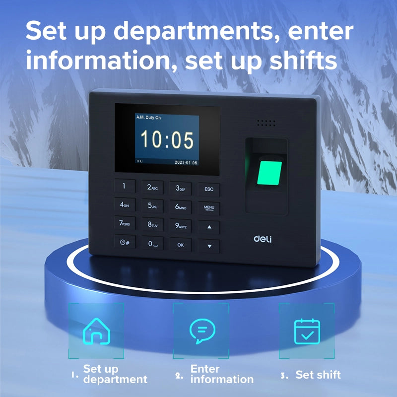 Fingerprint Attendance Machine ES151 - Deli