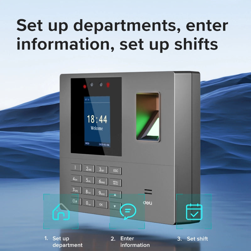 Fingerprint + Face Attendance Machine S161 - Deli