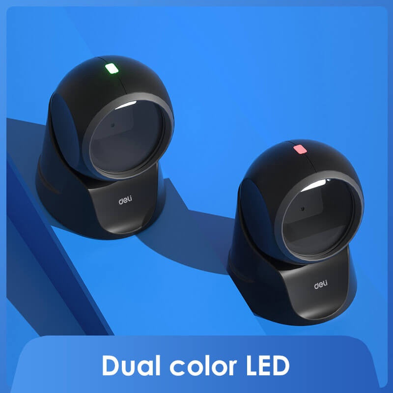 Deli Stand Barcode Scanner S231 CMOS 1D, 2D Wired