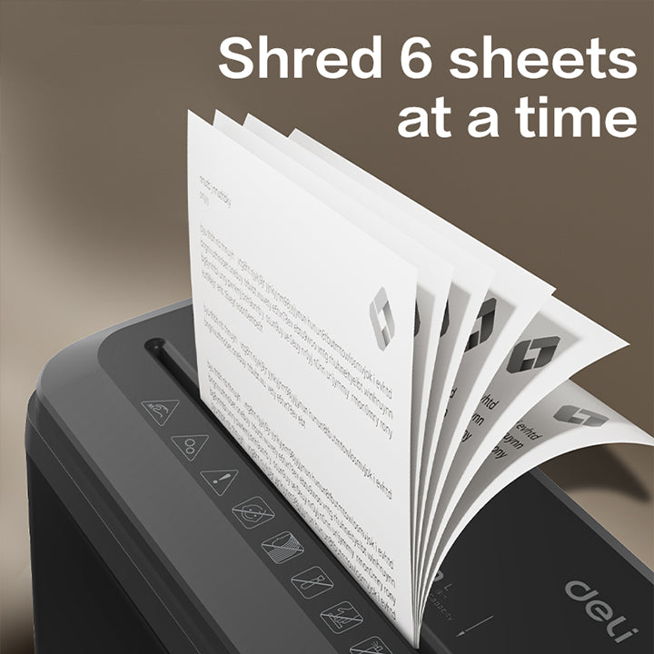 Deli ET016 P4 Small Paper Shredder