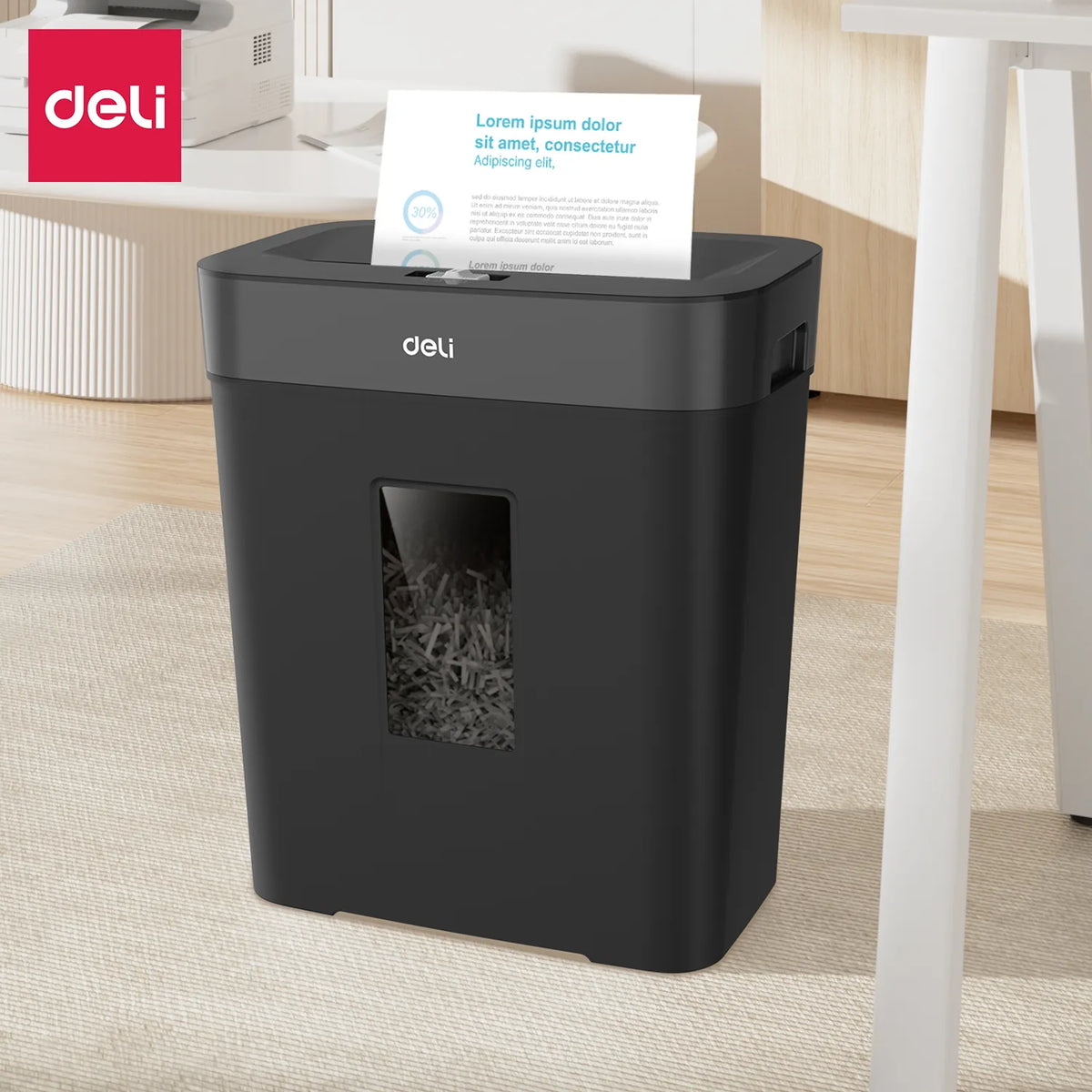 Deli ET024 P4 Small Paper Shredder