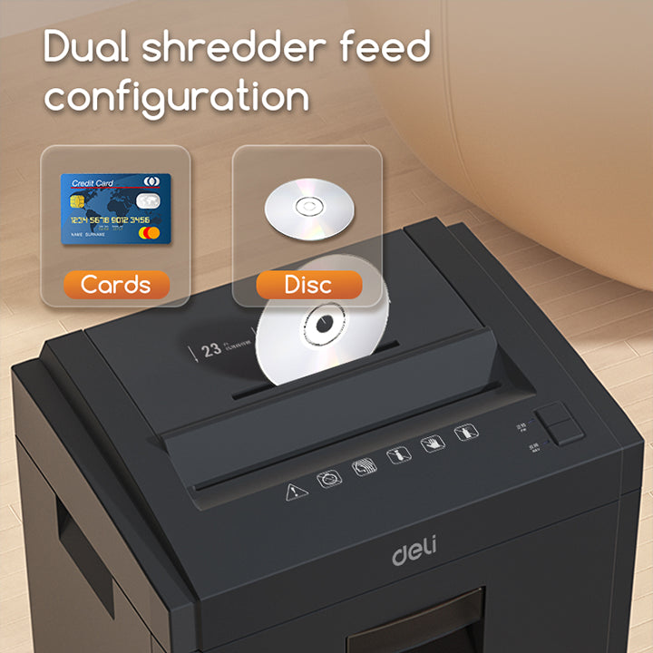 Deli ET054 P5 Small Paper Shredder
